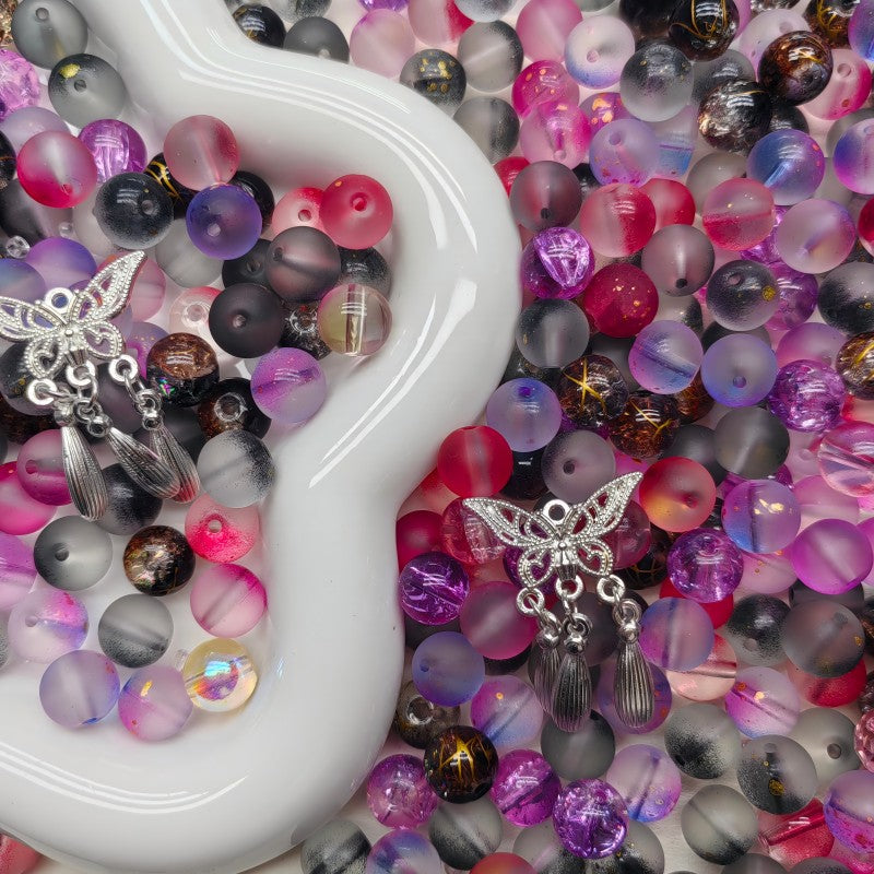 【A206】Diva queen -High quality glass beads(pack on live)