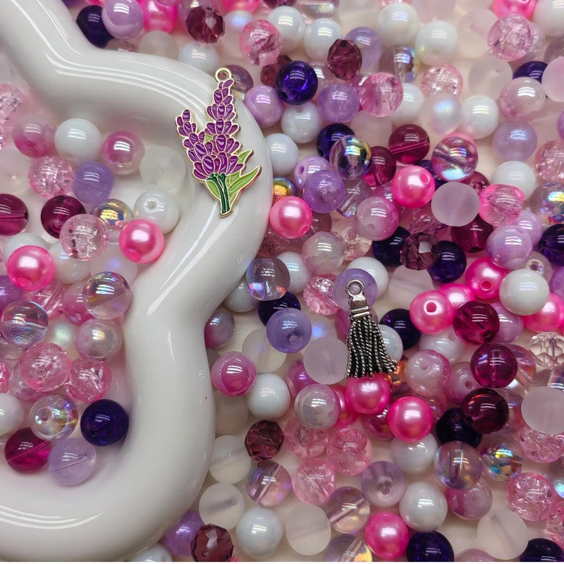 【A204】 Strawberry sherbet -High quality glass beads(pack on live)