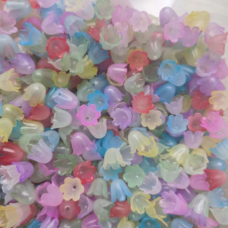 【A261】Two tone gradient acrylic flower