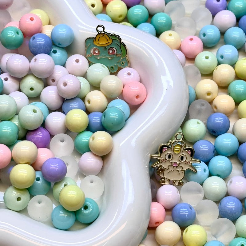 【A269】(NEW）Candy party -High quality glass beads（pack on live)