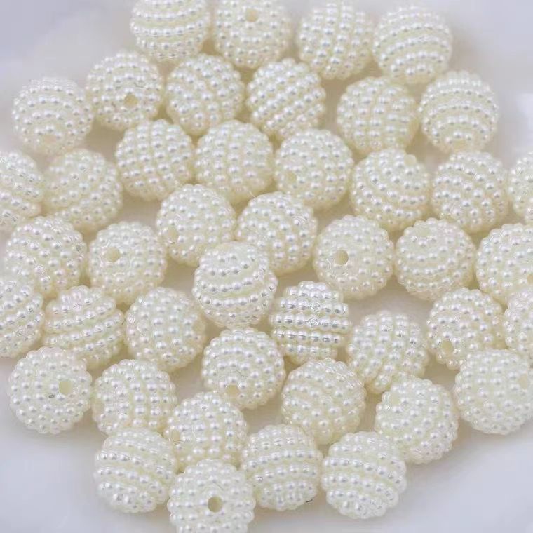 【A272】(NEW）Bayberry pearl -High quality acrylic beads（pack on live)