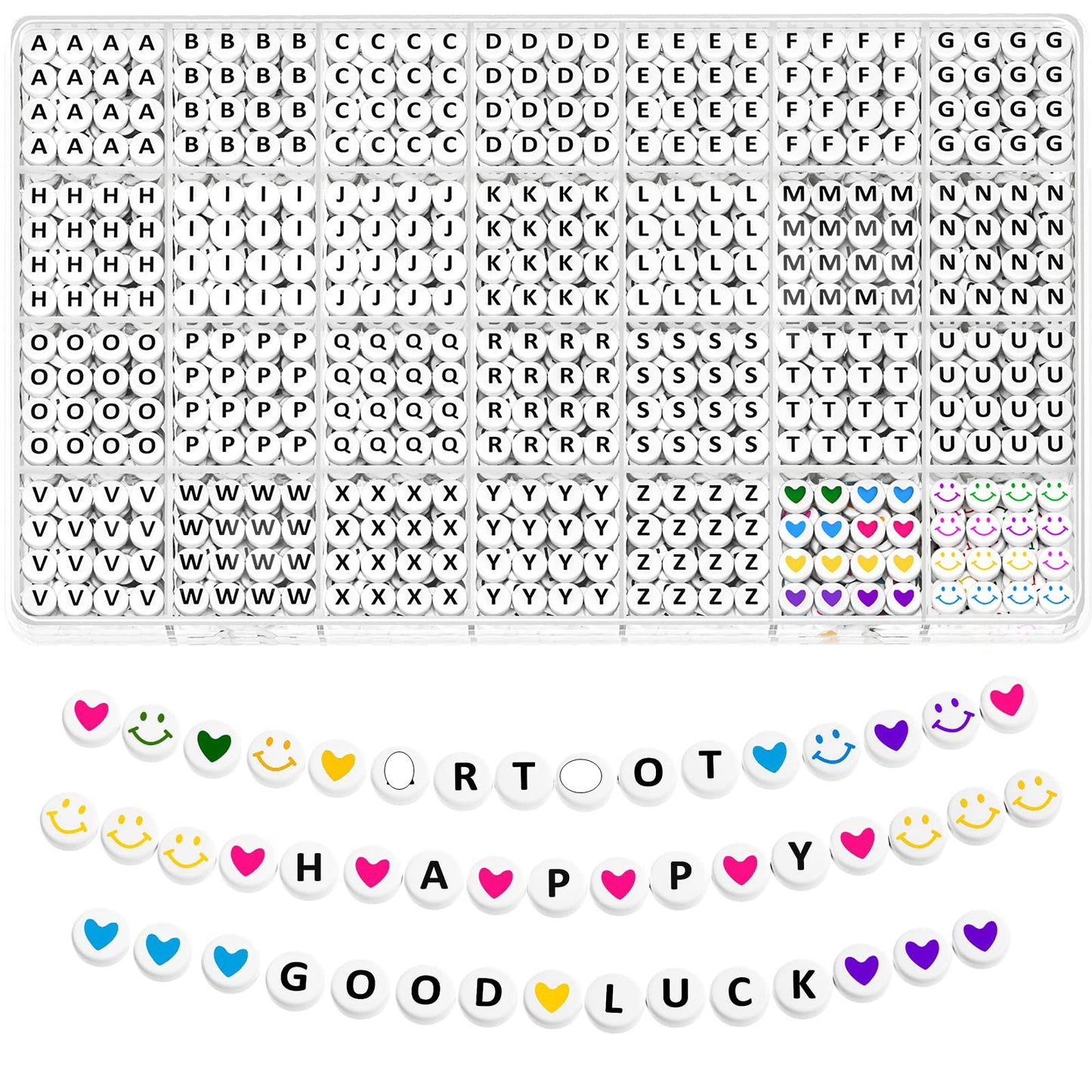 【A247】（NEW）Acrylic letter beads