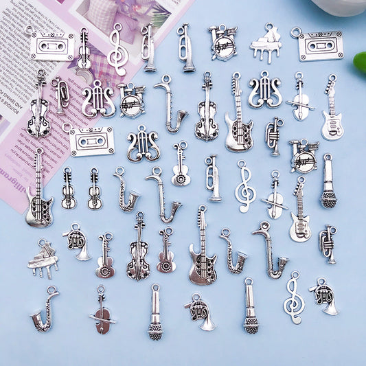 【P035】Instrument note alloy pendant-shaped charm-High quality charms