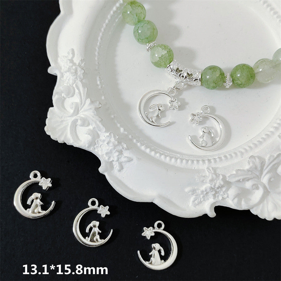 【P027】Moon-gazing rabbit-High quality charms